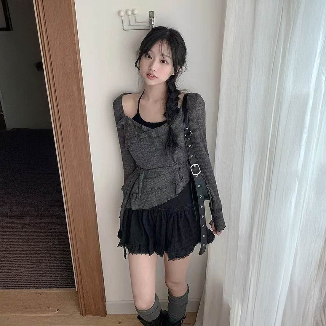 キャミレイヤードTシャツ