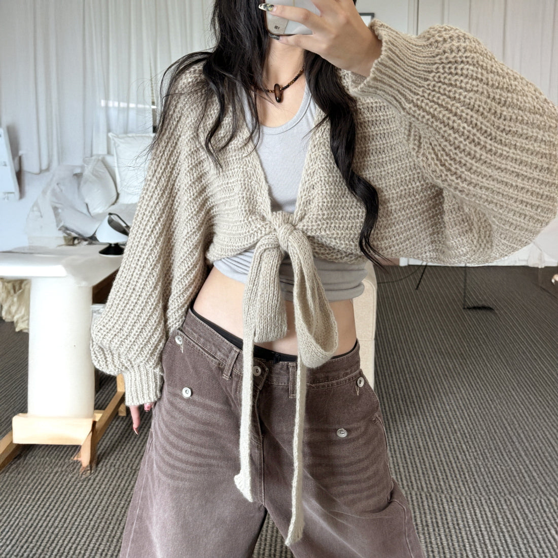 リボンストラップボレロ