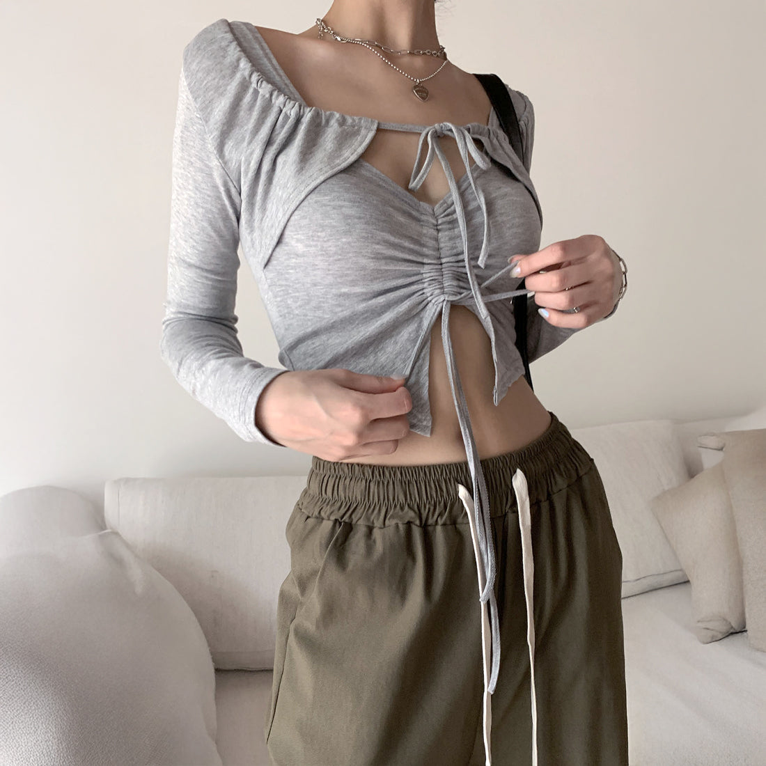 シャーリングミニカーデボレロ