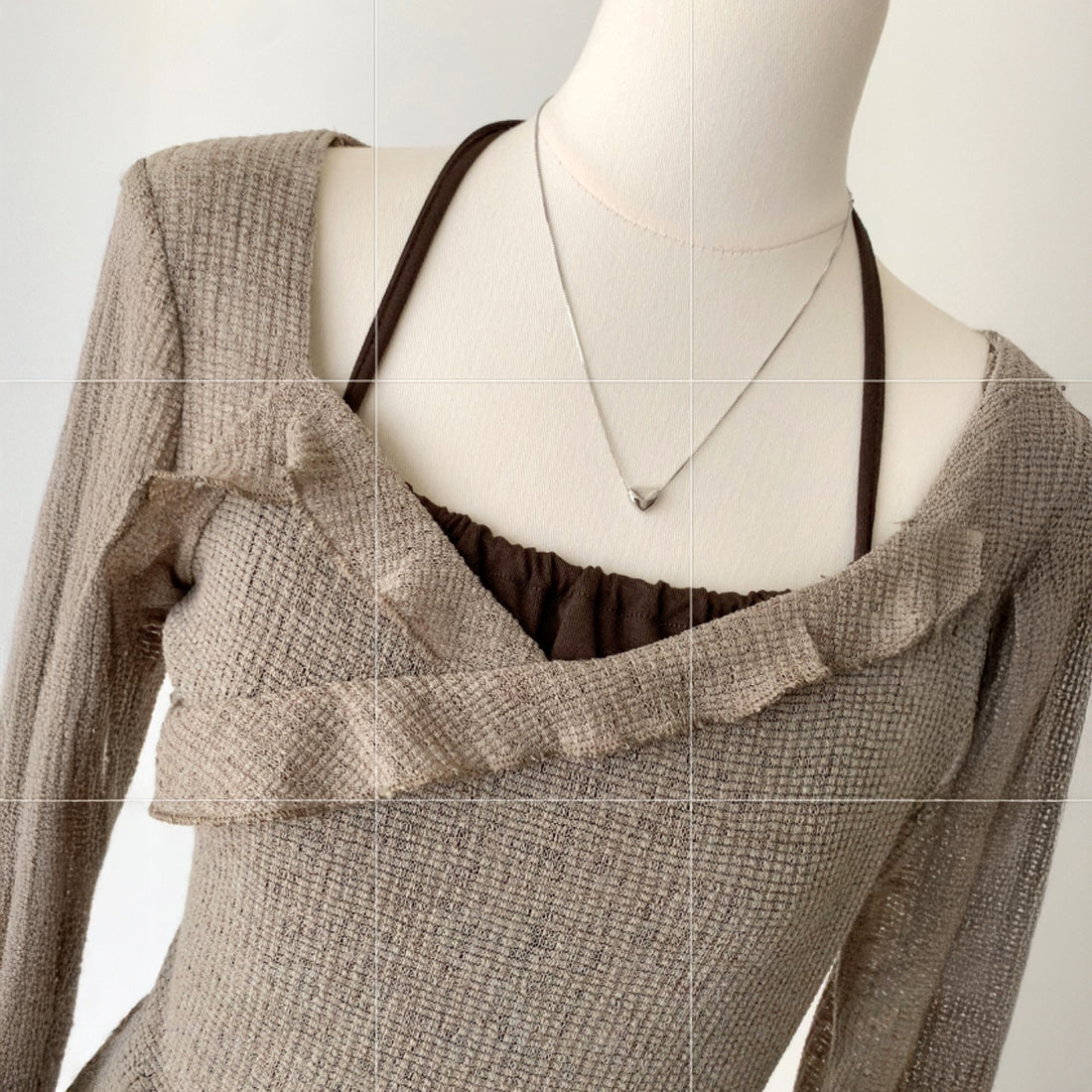 キャミレイヤードTシャツ