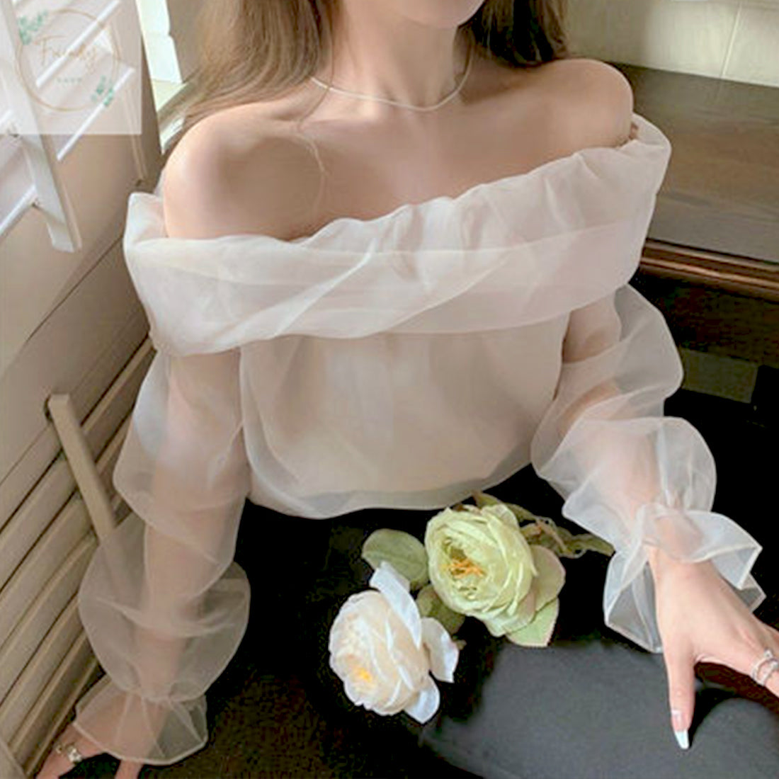 フェアリー シアーシャツブラウス