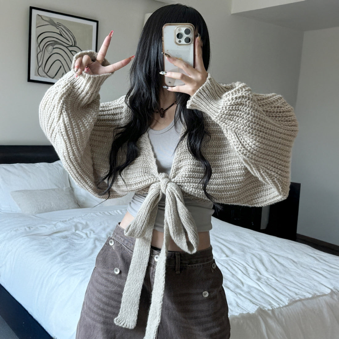 リボンストラップボレロ