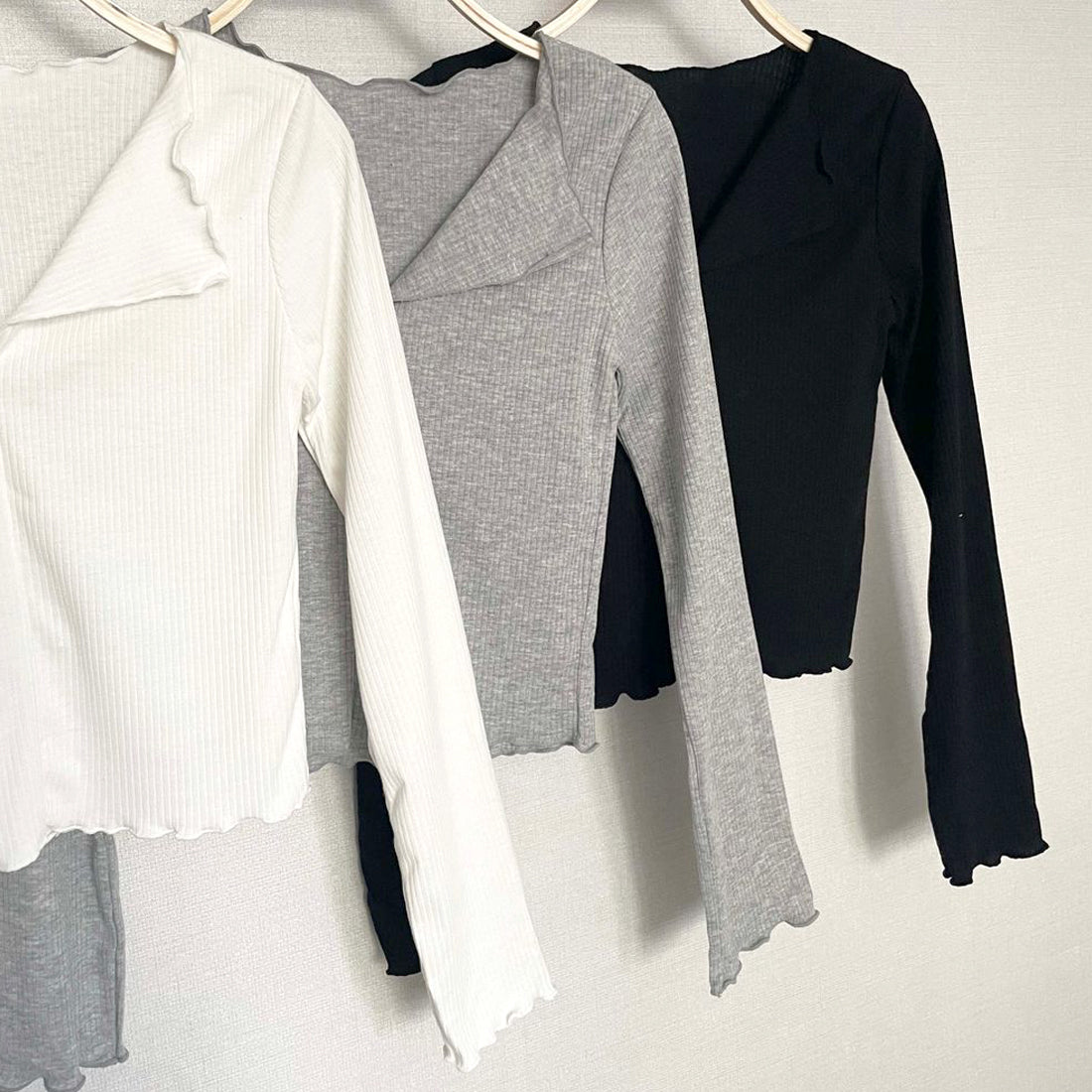 スリットリブTシャツ