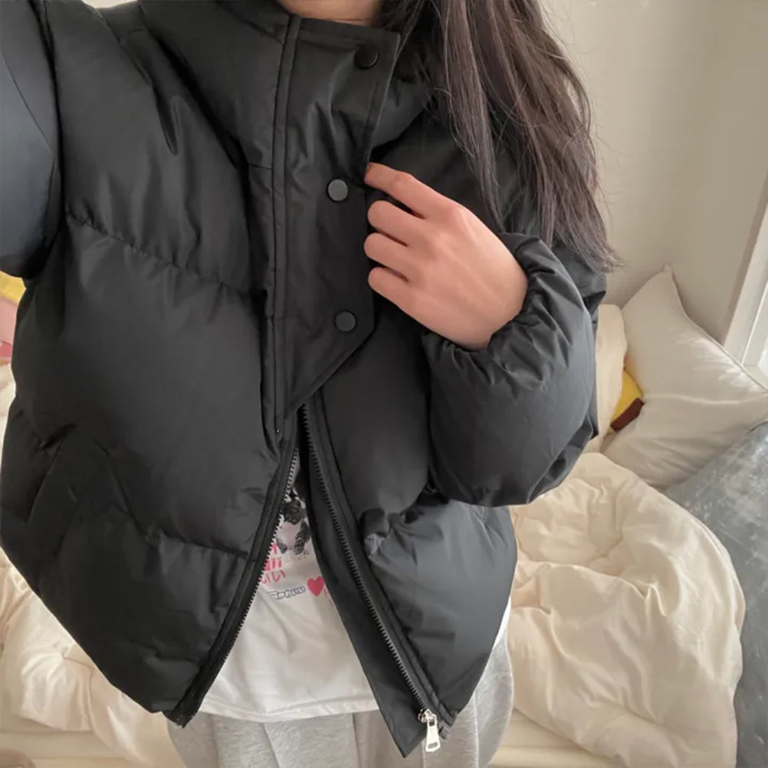 ハイネックダウンジャケット