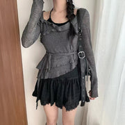 キャミレイヤードTシャツ