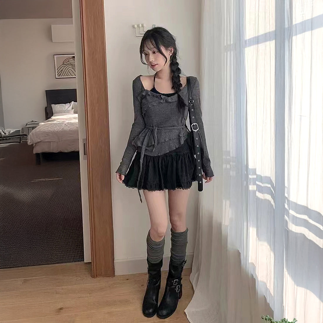 キャミレイヤードTシャツ