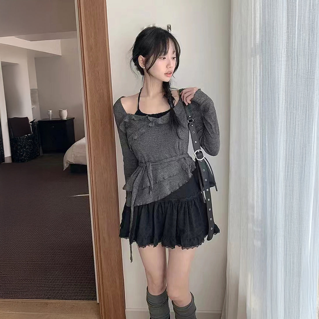 キャミレイヤードTシャツ