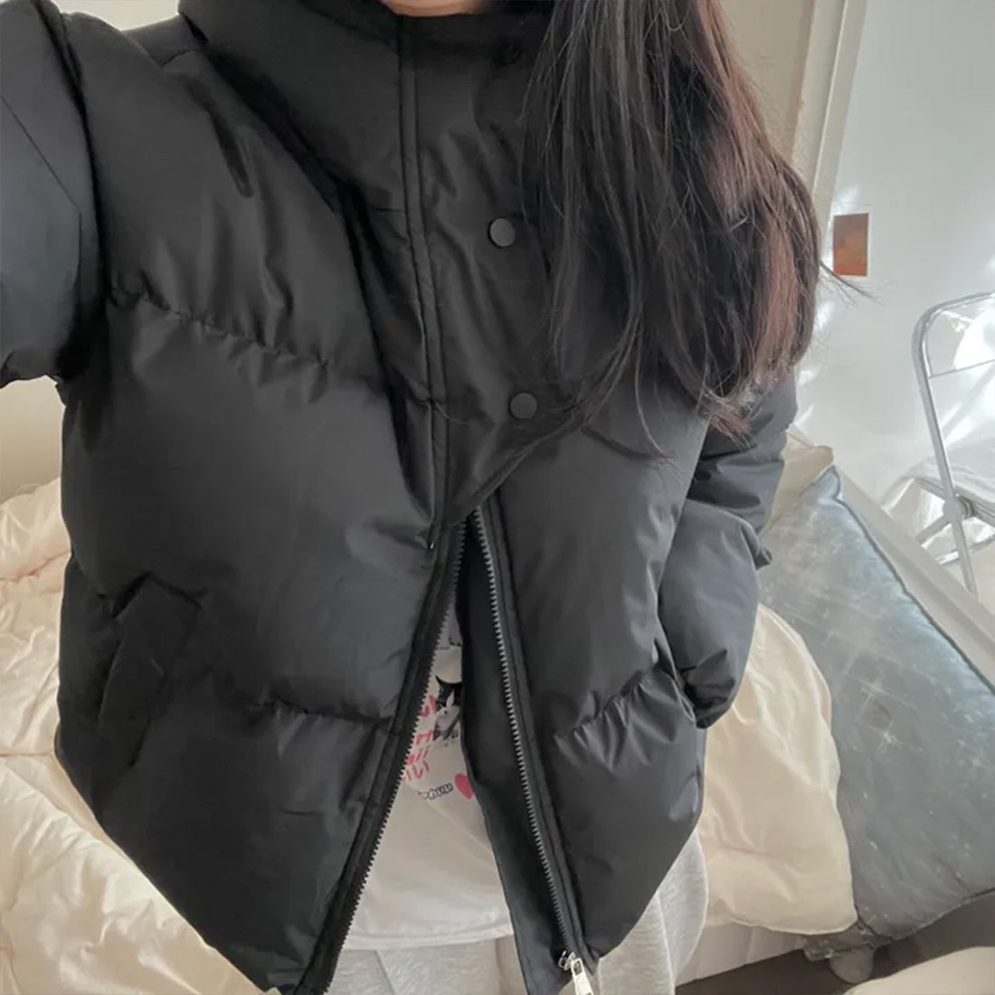 ハイネックダウンジャケット