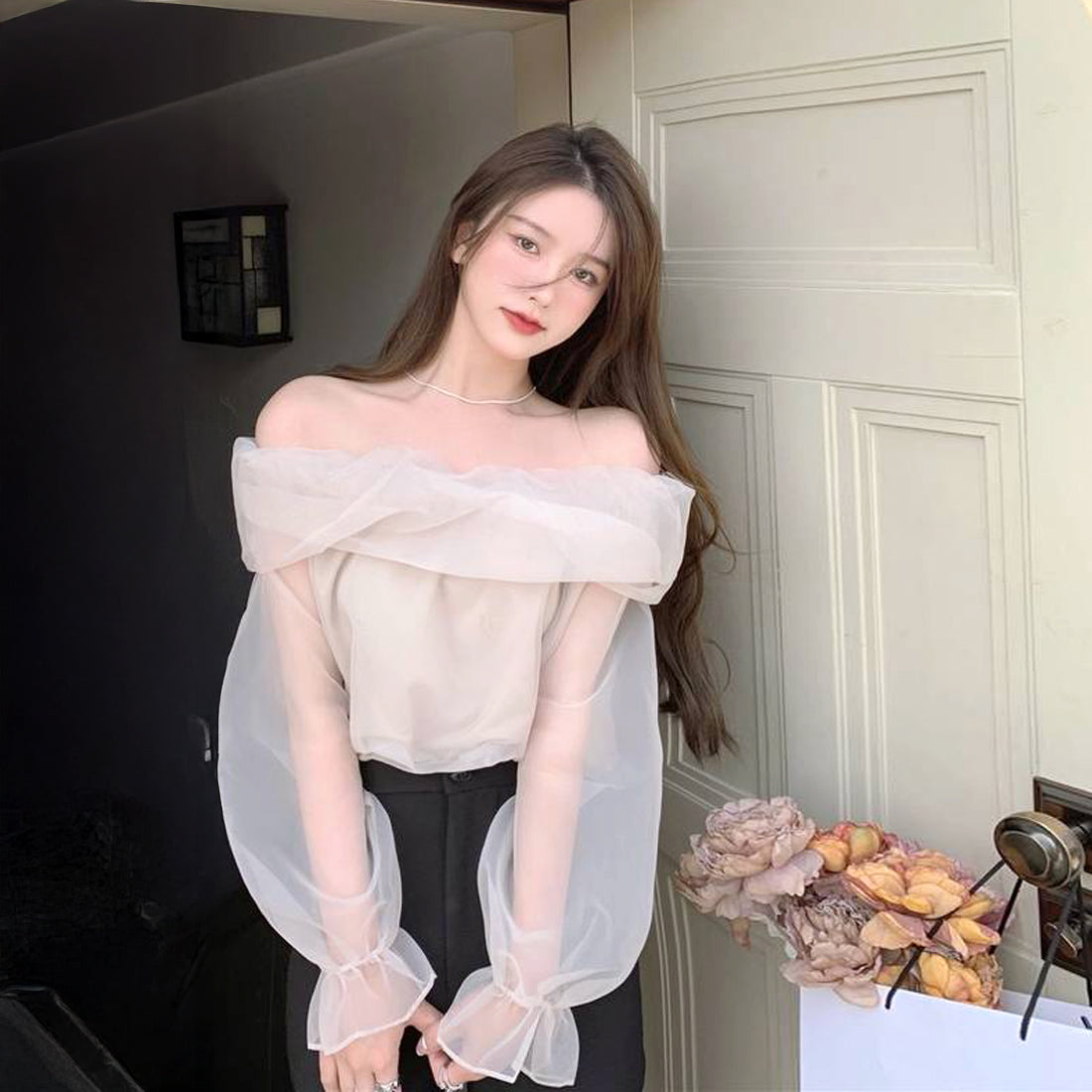 フェアリー シアーシャツブラウス