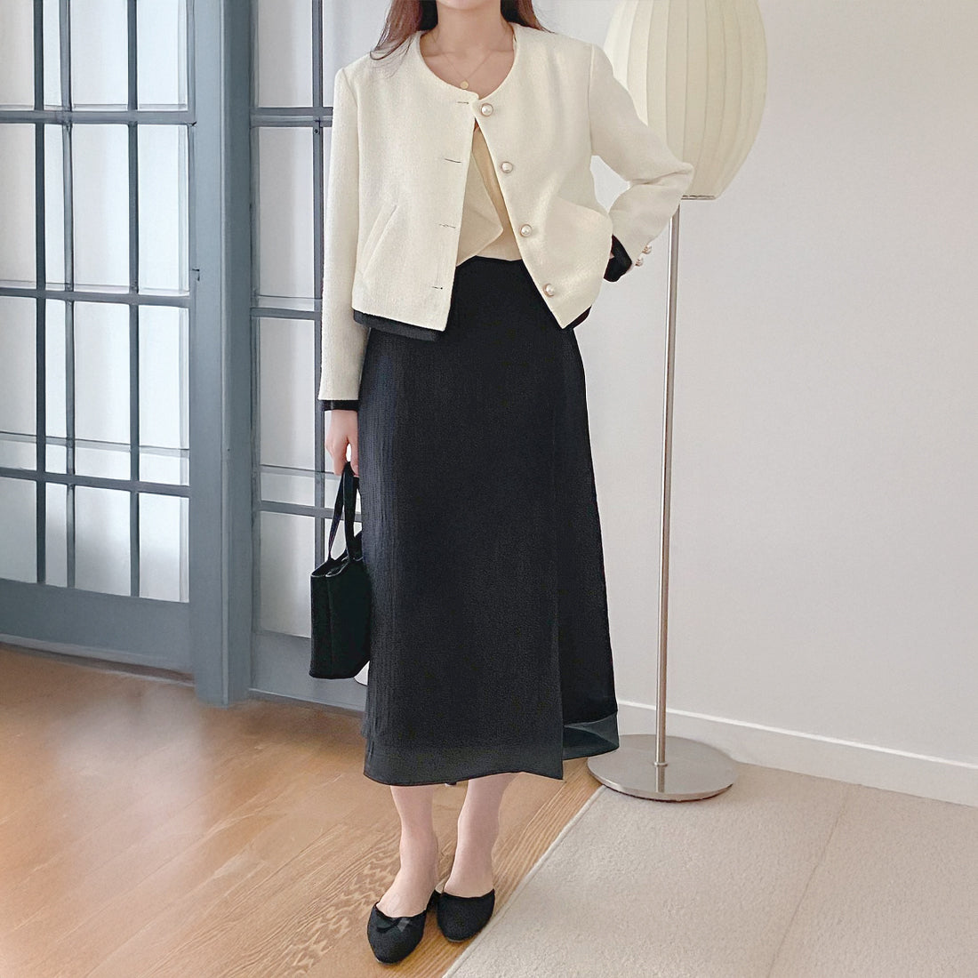 ビスク二重スカート