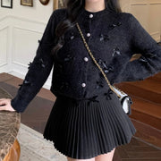 リボンカーディガン