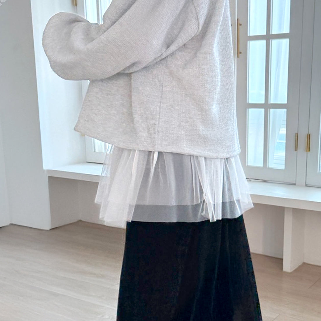 レイヤードチュチュスカート