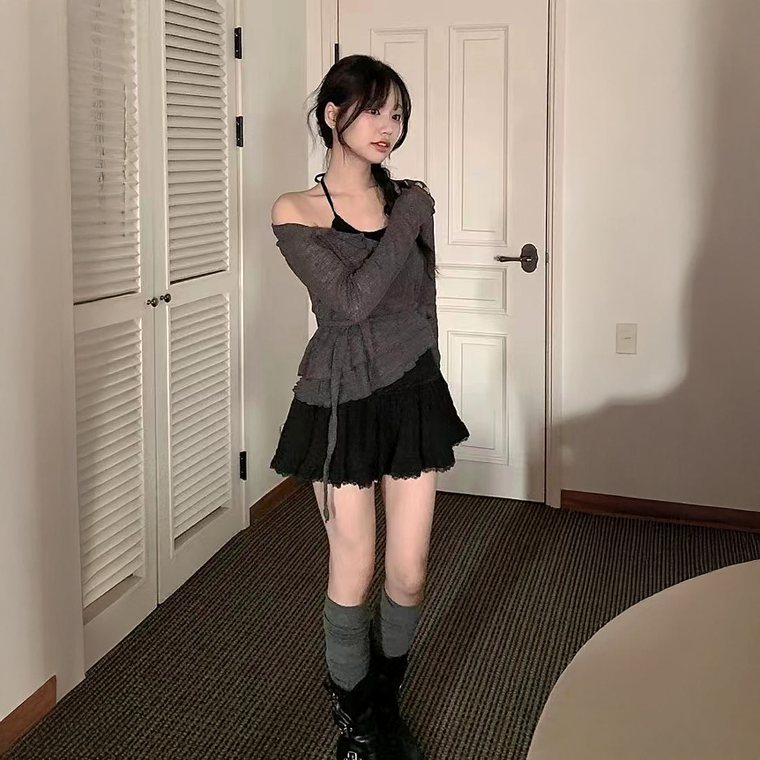 キャミレイヤードTシャツ