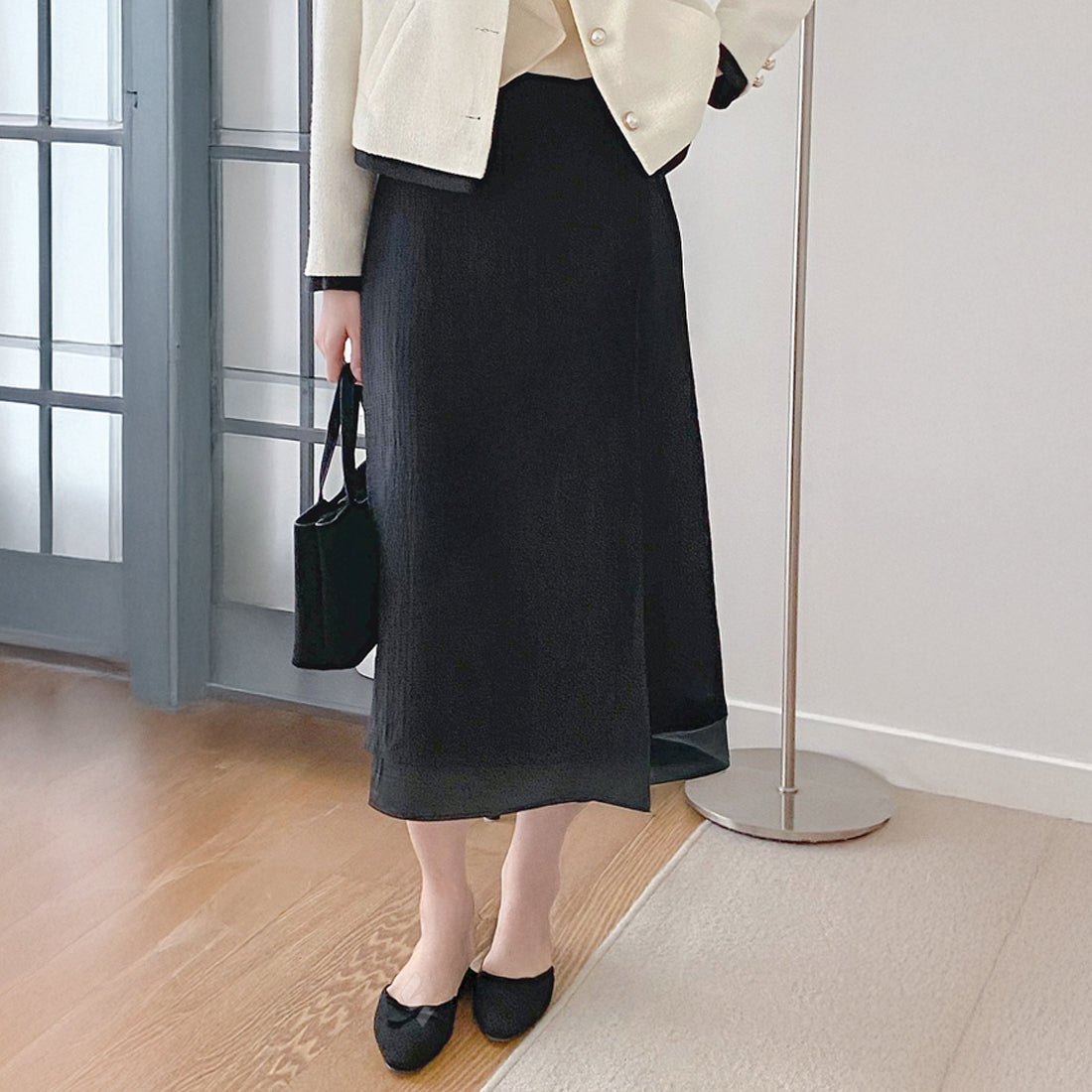 ビスク二重スカート