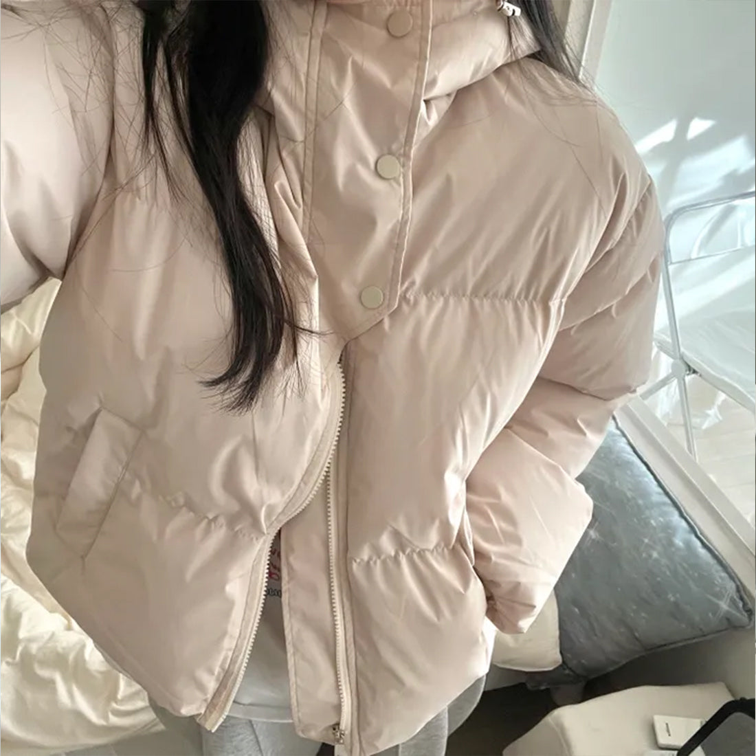 ハイネックダウンジャケット