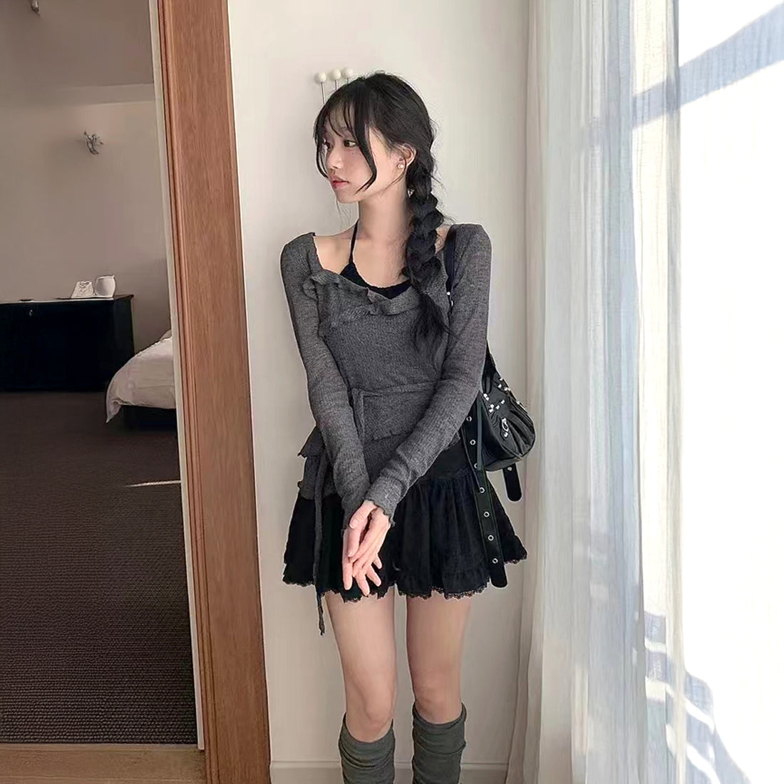 キャミレイヤードTシャツ