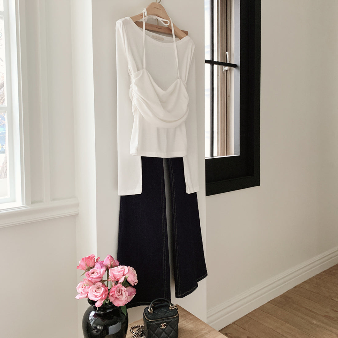 ビスチェレイヤードTシャツ