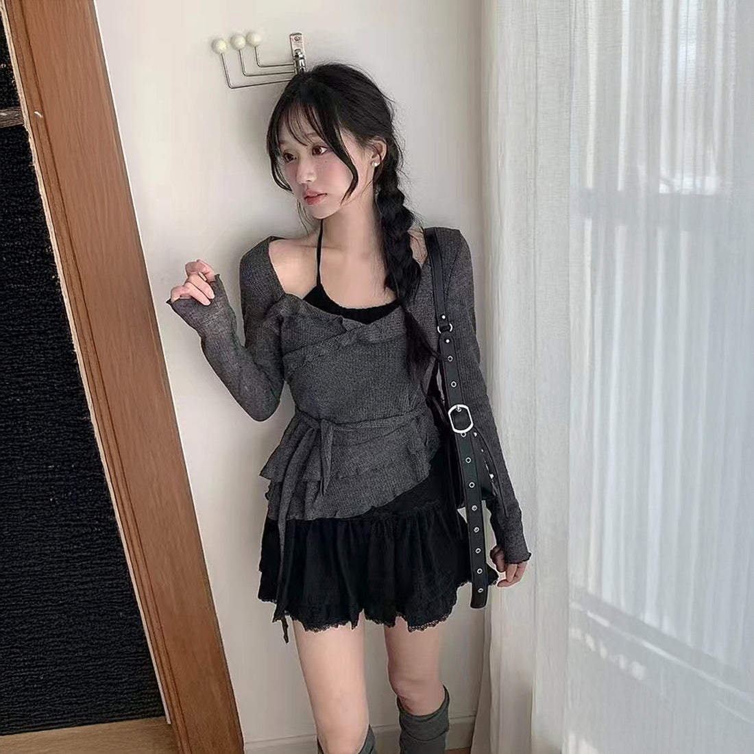 キャミレイヤードTシャツ