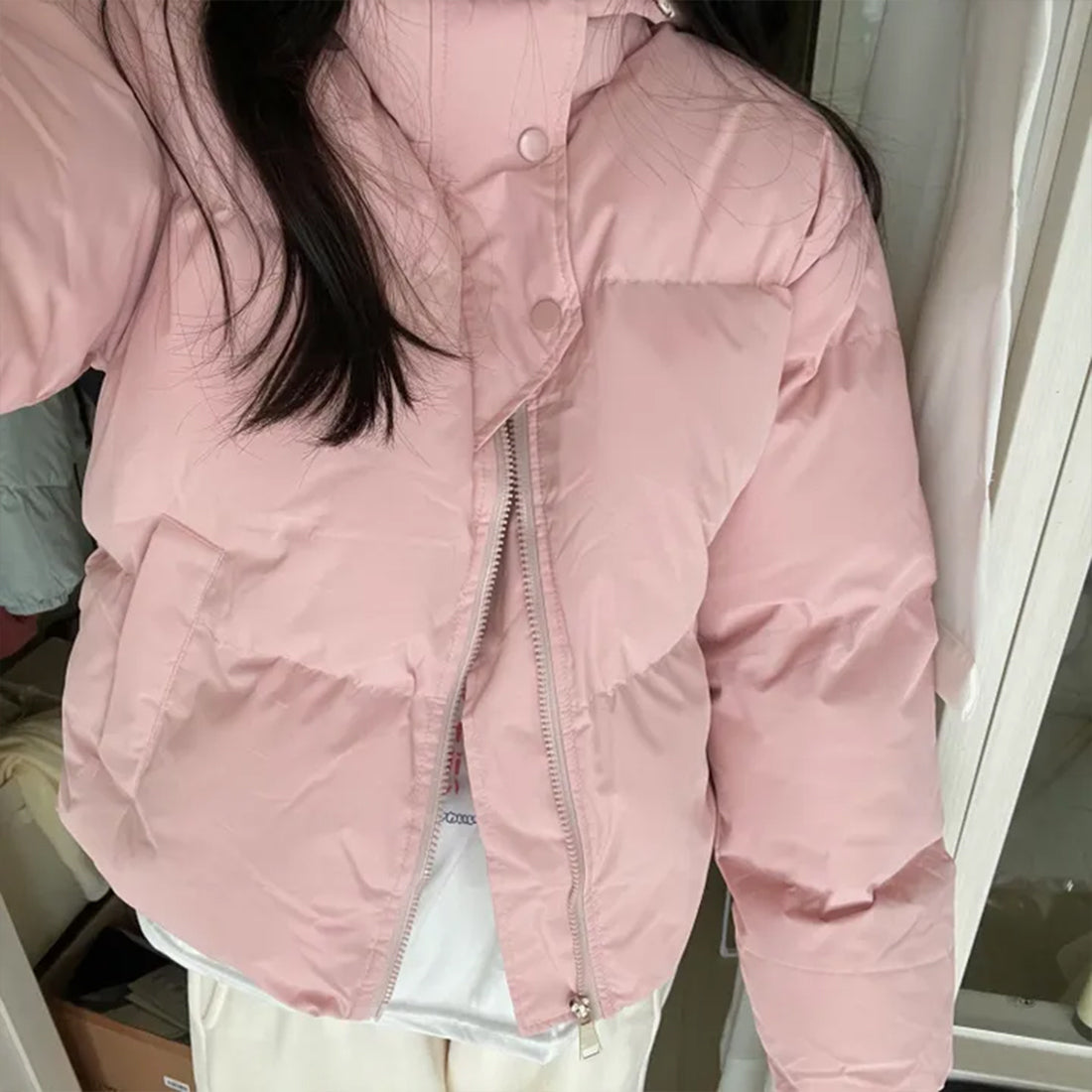 ハイネックダウンジャケット