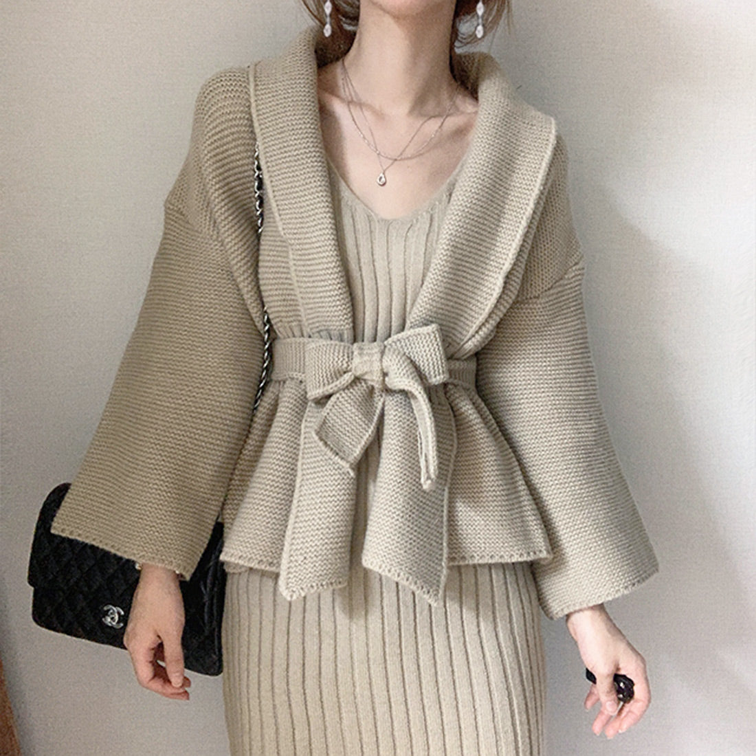 ニットワンピーカーデセットアップ – Lavly