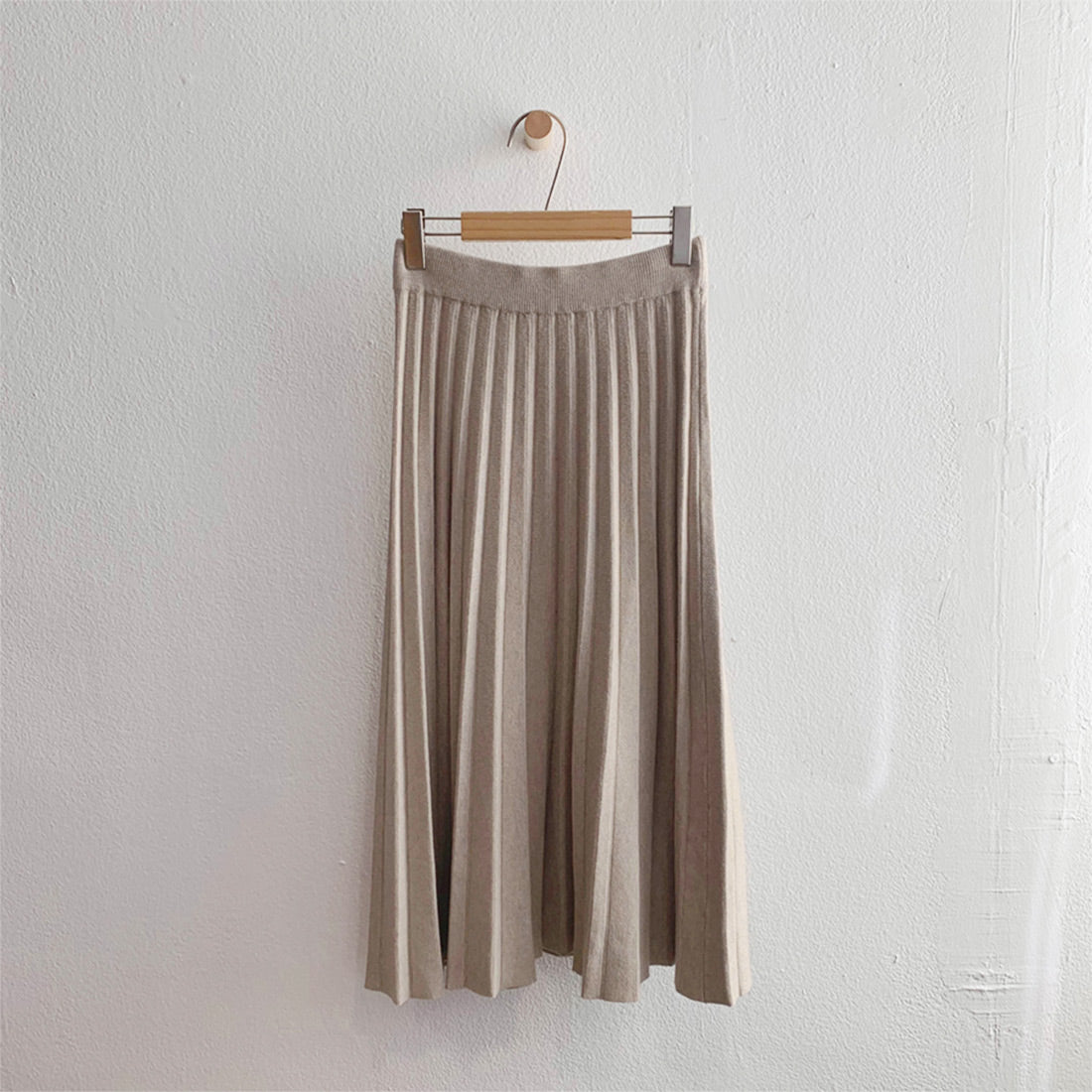 ニットプリーツスカート